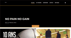 Desktop Screenshot of nopain-nogain.fr
